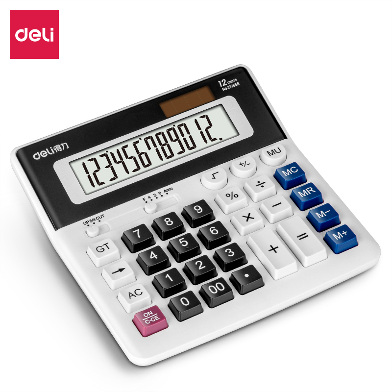 得力2136ES桌面型计算器(白色)(台) SKU:FPGQ10231710041131